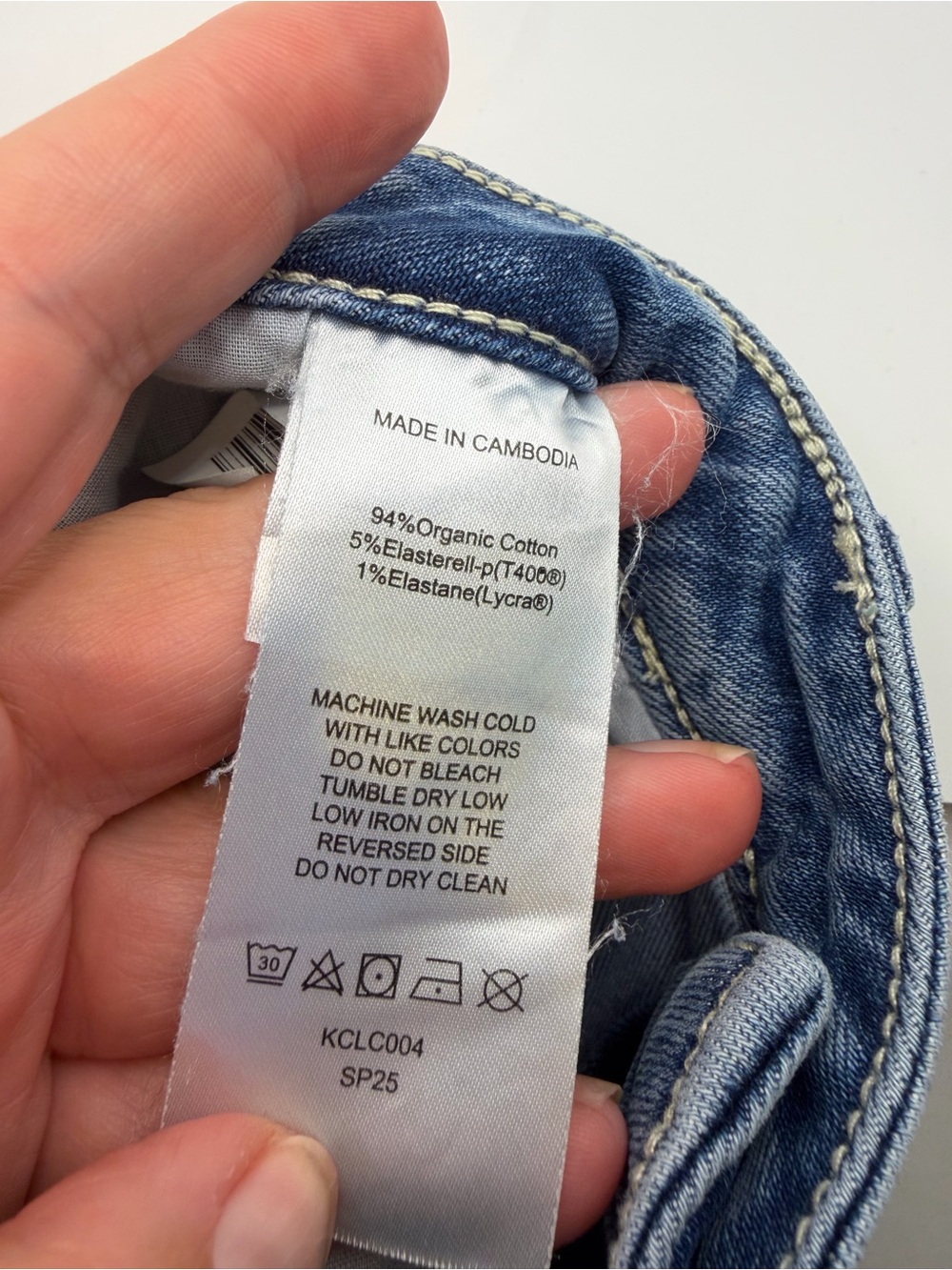 Quince Light Blue Cropped Straight Jeans - Picture 6 of 10